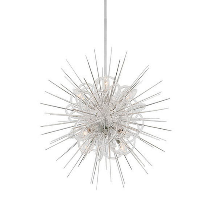 Zeev Lighting CD10267-8-PN Eight Light Chandelier, Polished Nickel