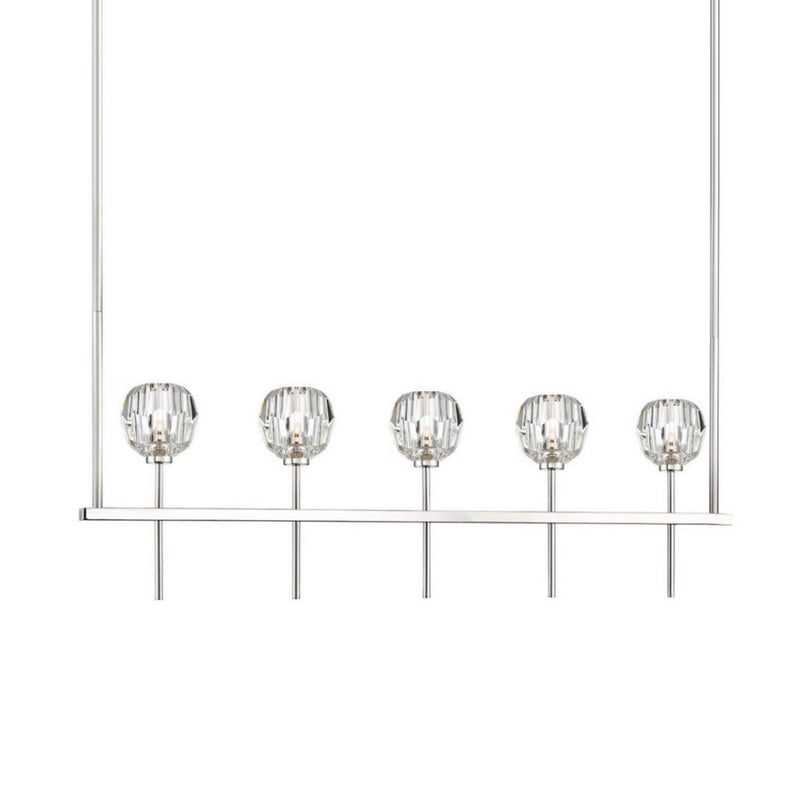 Zeev Lighting CD10269-5-PN Five Light Chandelier, Polished Nickel