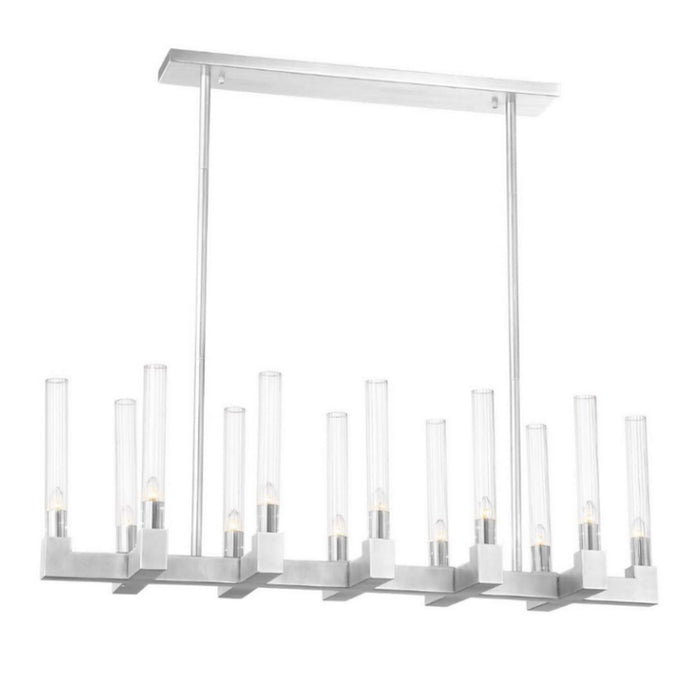 Zeev Lighting CD10276-12-PN 12 Light Chandelier, Polished Nickel