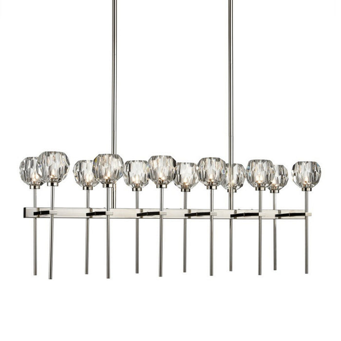 Zeev Lighting CD10304-12-PN 12 Light Chandelier, Polished Nickel