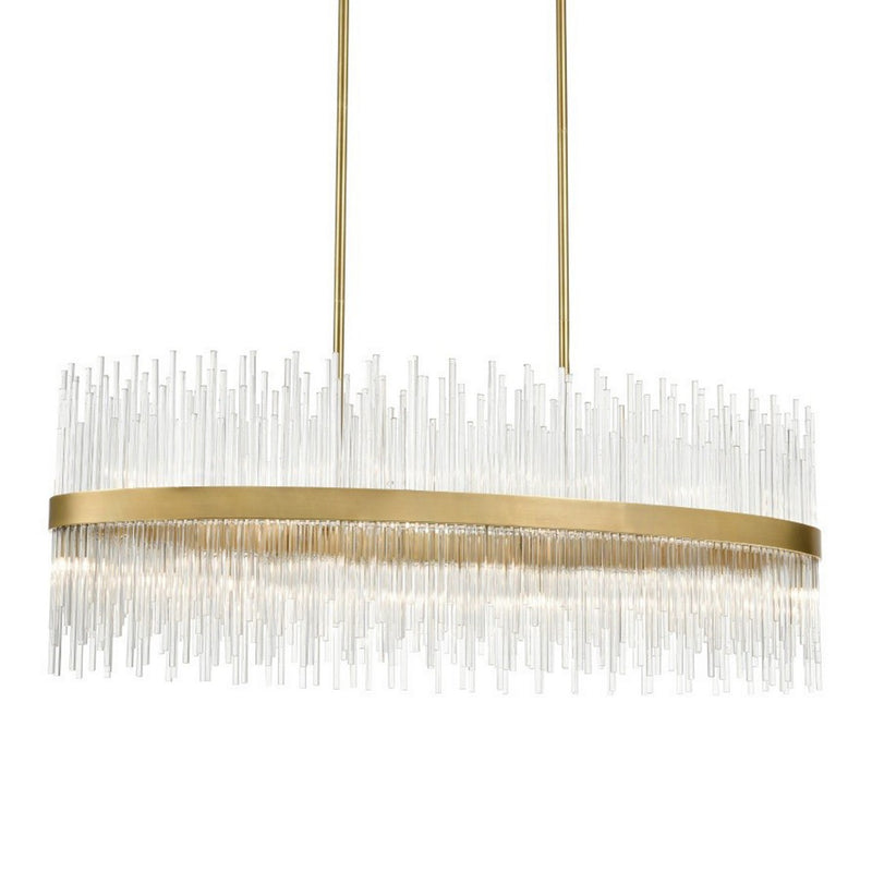 Zeev Lighting CD10315-24-AGB 24 Light Chandelier, Aged Brass
