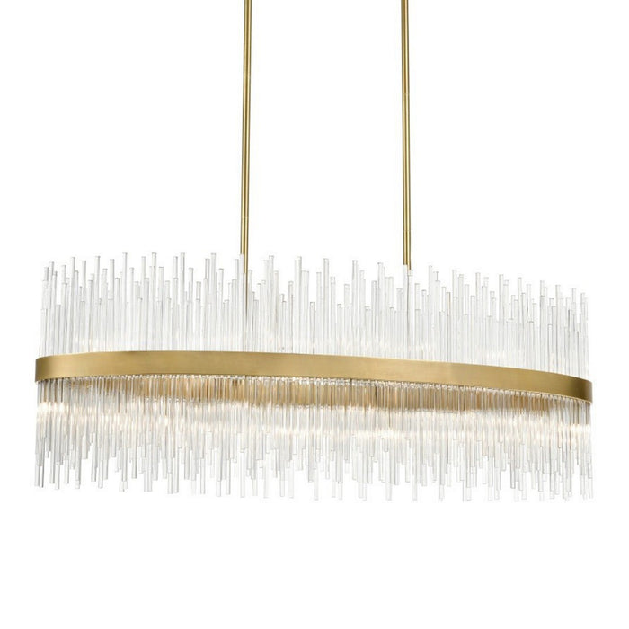 Zeev Lighting CD10315-24-AGB 24 Light Chandelier, Aged Brass