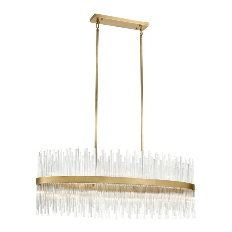 Zeev Lighting CD10315-24-AGB 24 Light Chandelier, Aged Brass