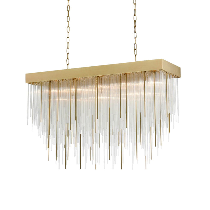 Zeev Lighting CD10330-17-AGB 17 Light Chandelier, Aged Brass