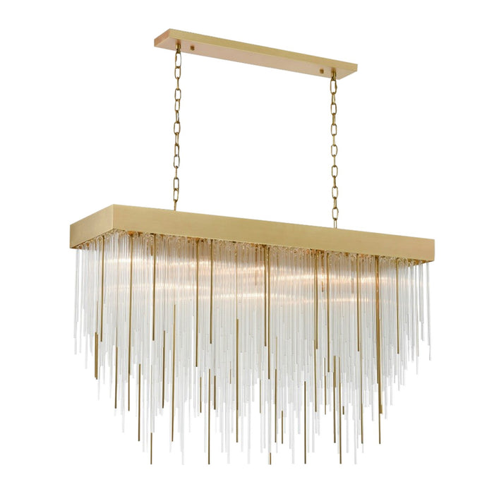 Zeev Lighting CD10330-17-AGB 17 Light Chandelier, Aged Brass
