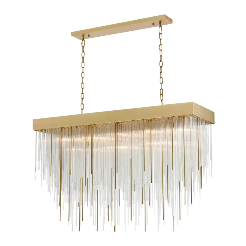 Zeev Lighting CD10330-17-AGB 17 Light Chandelier, Aged Brass
