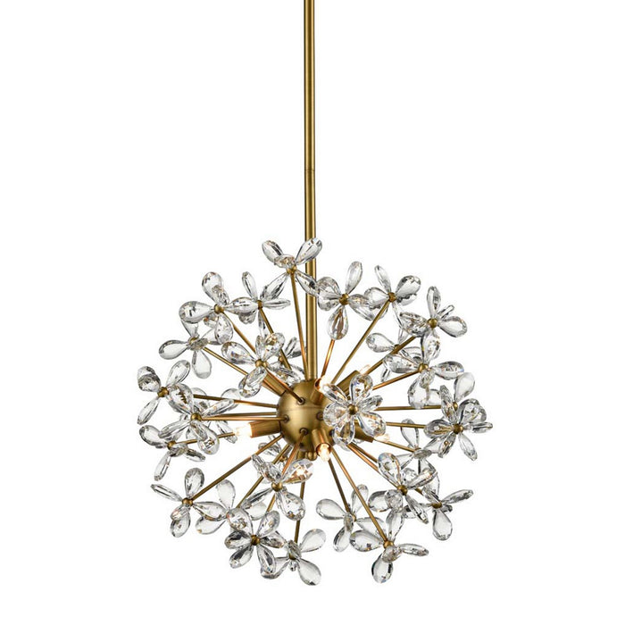 Zeev Lighting CD10337-12-AGB 12 Light Chandelier, Aged Brass