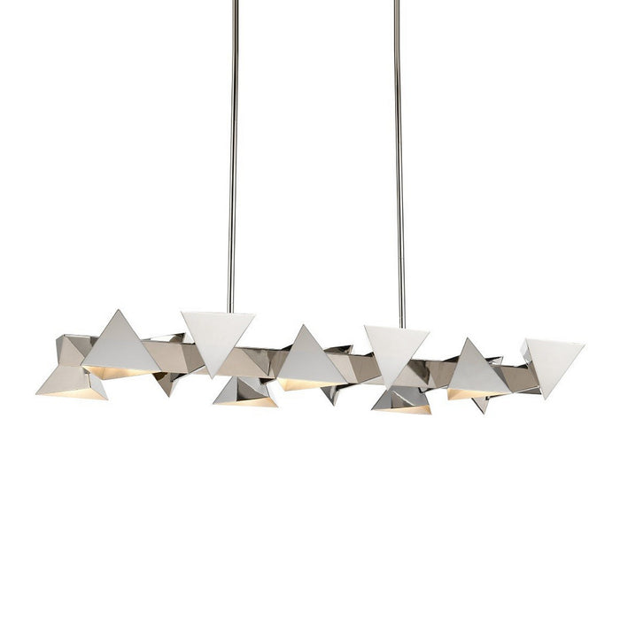 Zeev Lighting CD10341-12-PN 12 Light Chandelier, Polished Nickel