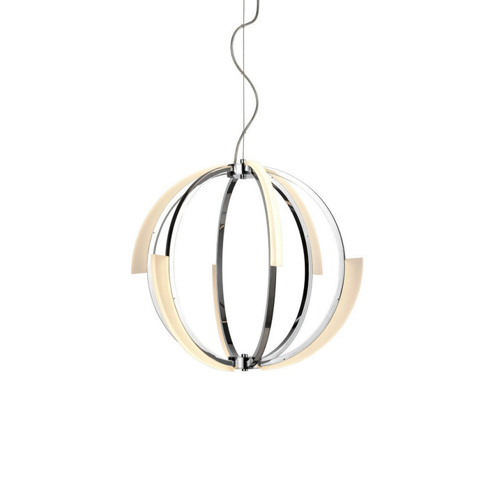 Zeev Lighting CD10349-LED-CH LED Chandelier, Chrome
