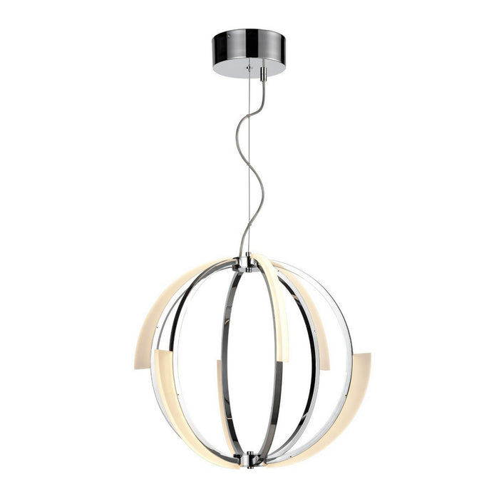 Zeev Lighting CD10349-LED-CH LED Chandelier, Chrome
