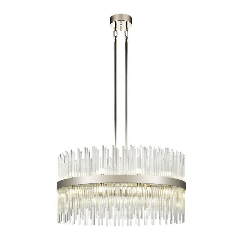 Zeev Lighting CD10384-22-PN 22 Light Chandelier, Polished Nickel