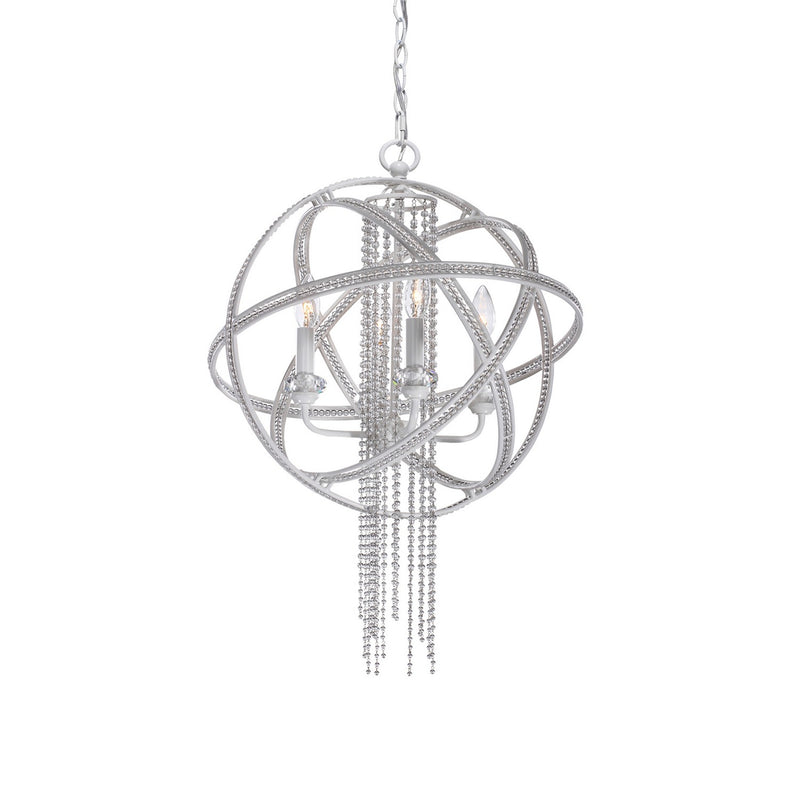 Zeev Lighting MP40011-1-SW One Light Mini Pendant, Satin White
