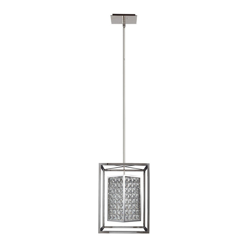 Zeev Lighting MP40013-1-SS One Light Mini Pendant, Stainless Steel