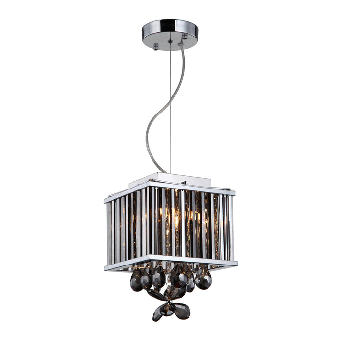 Zeev Lighting MP40020-4-CH-SM Four Light Mini Pendant, Chrome