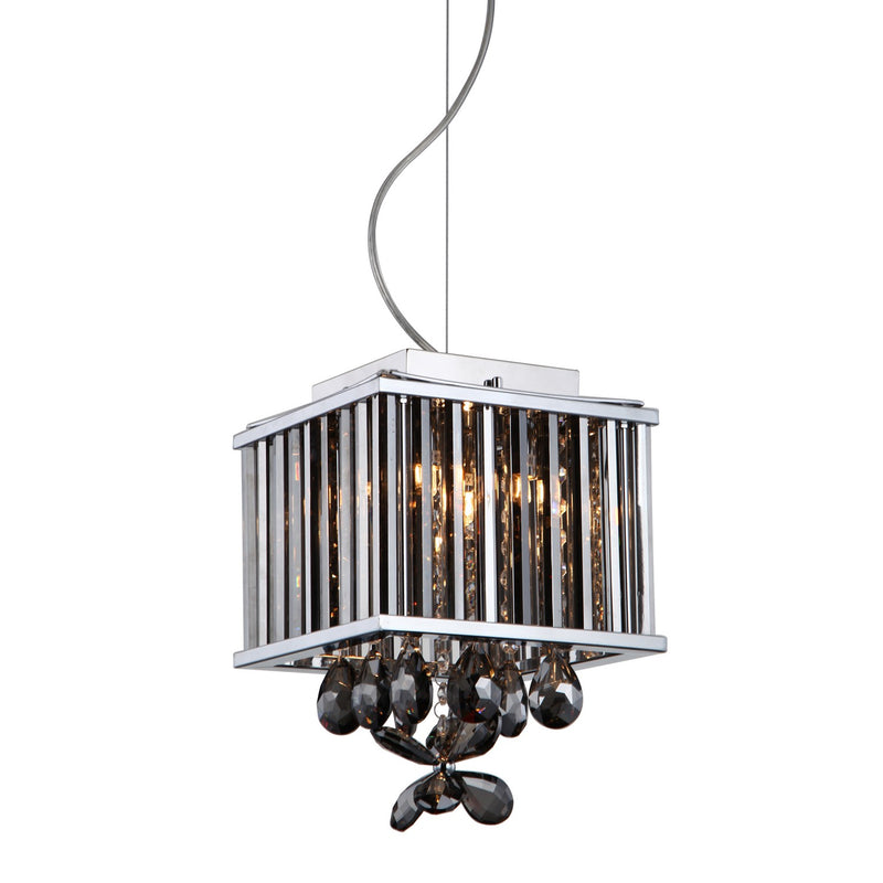 Zeev Lighting MP40020-4-CH-SM Four Light Mini Pendant, Chrome