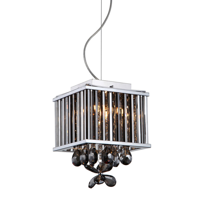 Zeev Lighting MP40020-4-CH-SM Four Light Mini Pendant, Chrome