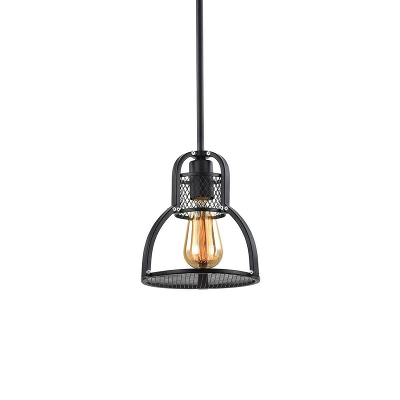 Zeev Lighting MP40025-1-DBZ One Light Mini Pendant, Dark Bronze