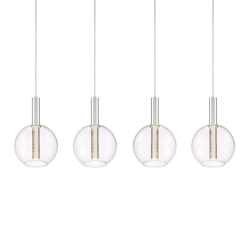Zeev Lighting MP40030-LED-CH LED Mini Pendant, Chrome
