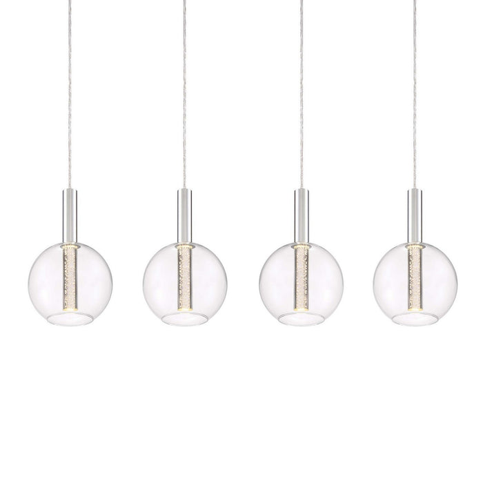 Zeev Lighting MP40030-LED-CH LED Mini Pendant, Chrome