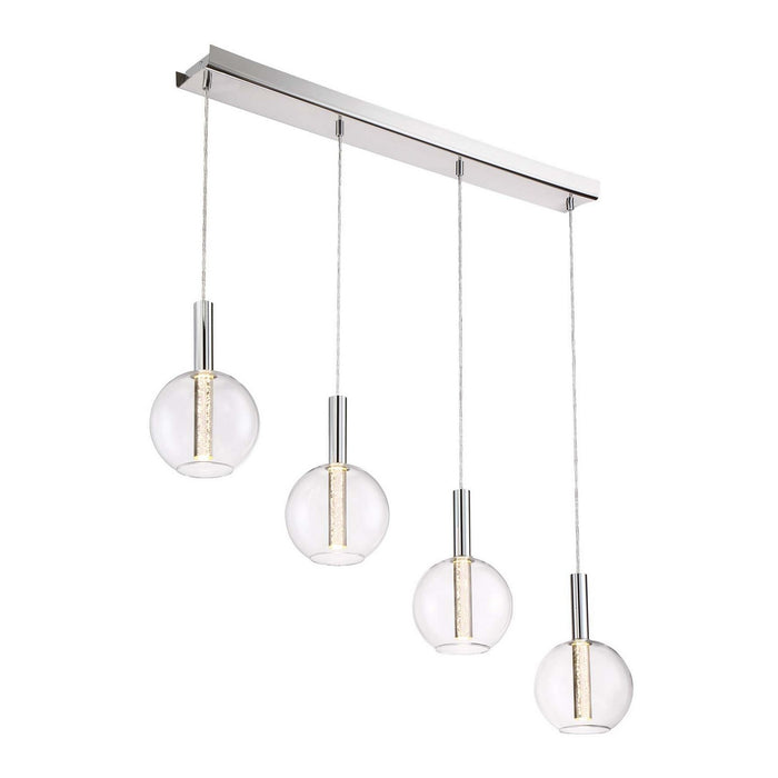 Zeev Lighting MP40030-LED-CH LED Mini Pendant, Chrome