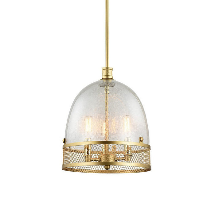 Zeev Lighting P30035-3-MGD Three Light Pendant, Matte Gold