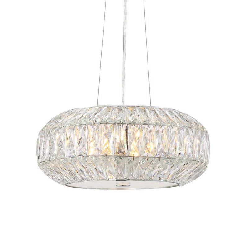 Zeev Lighting P30079-5-CH Five Light Pendant, Chrome