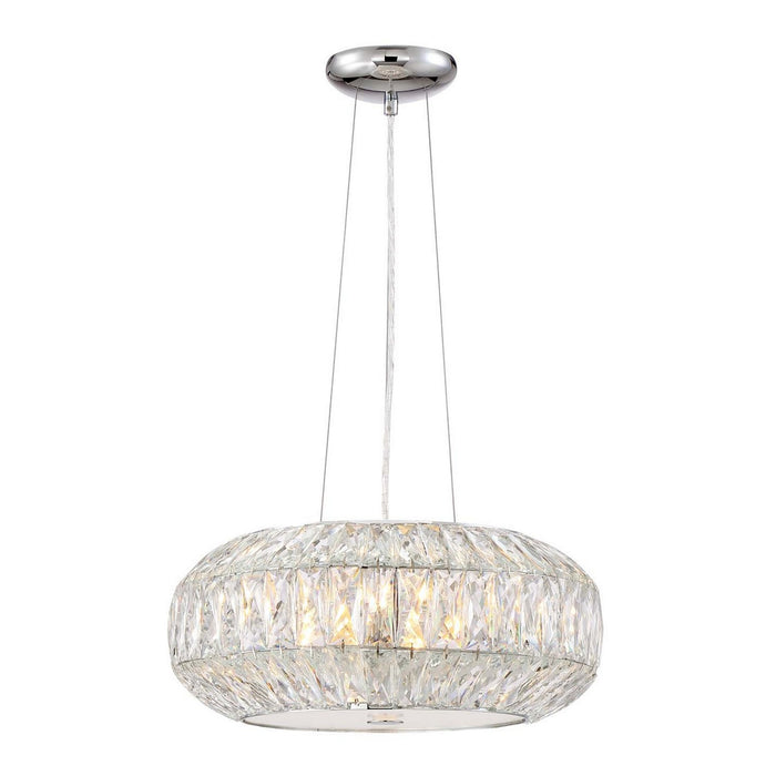 Zeev Lighting P30079-5-CH Five Light Pendant, Chrome