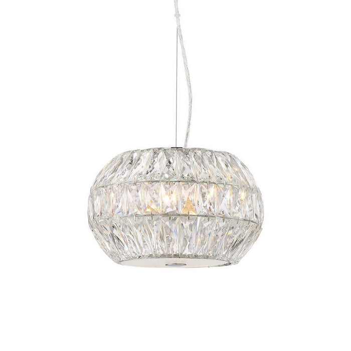Zeev Lighting P30080-6-CH Six Light Pendant, Chrome