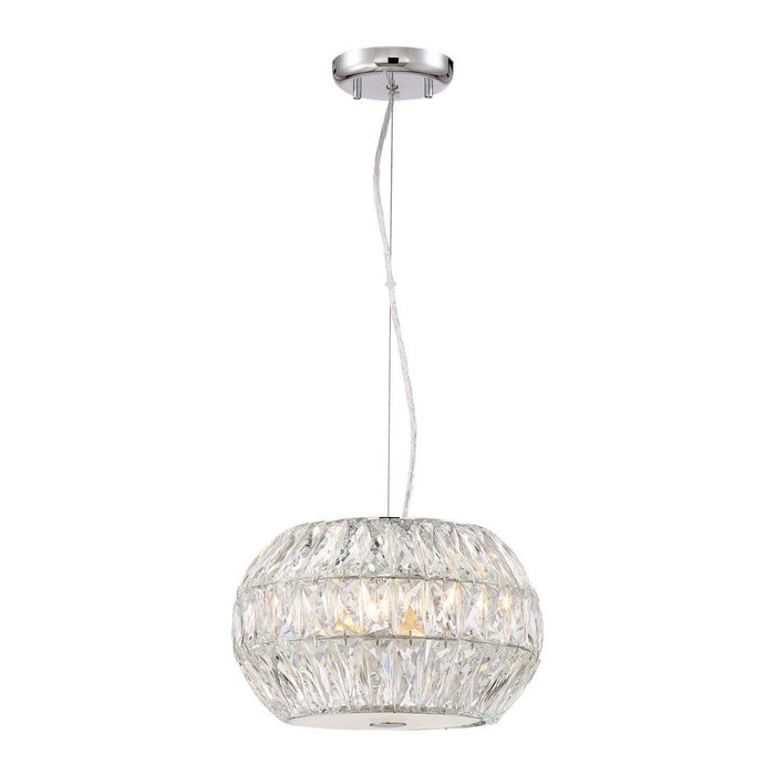 Zeev Lighting P30080-6-CH Six Light Pendant, Chrome