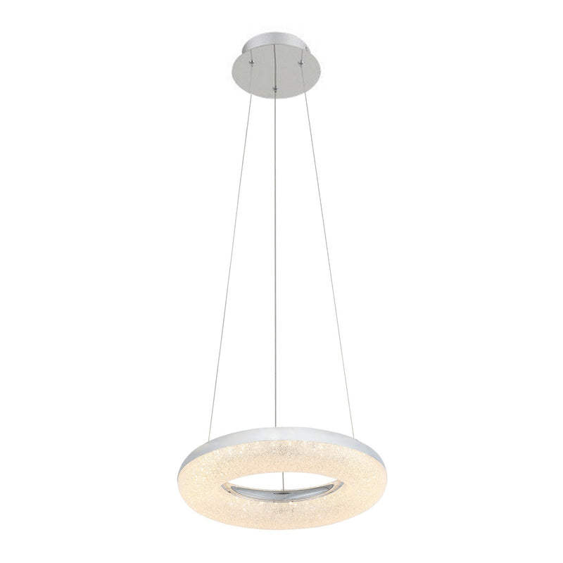 Zeev Lighting P30088-LED-CH LED Pendant, Chrome