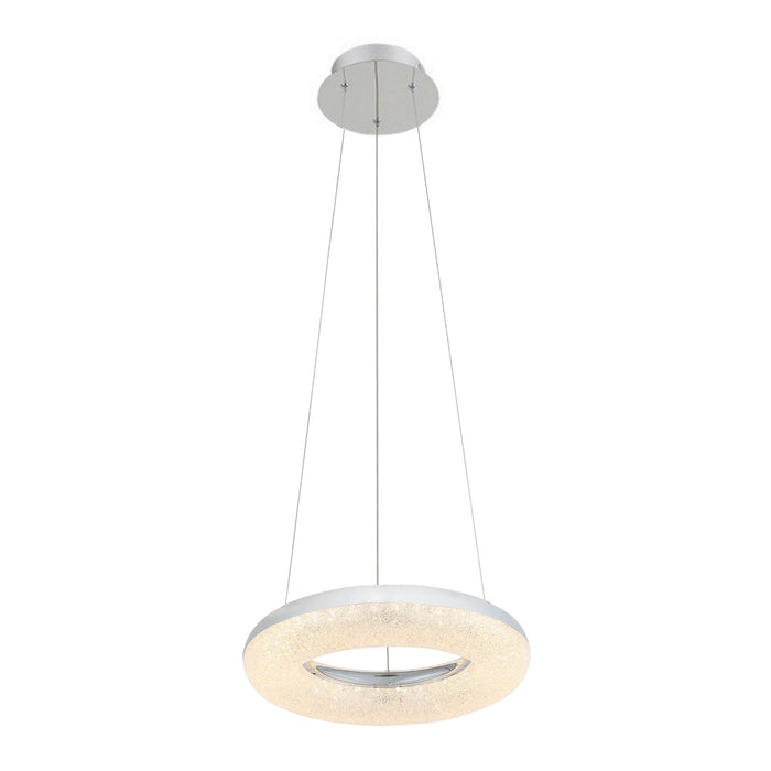 Zeev Lighting P30088-LED-CH LED Pendant, Chrome