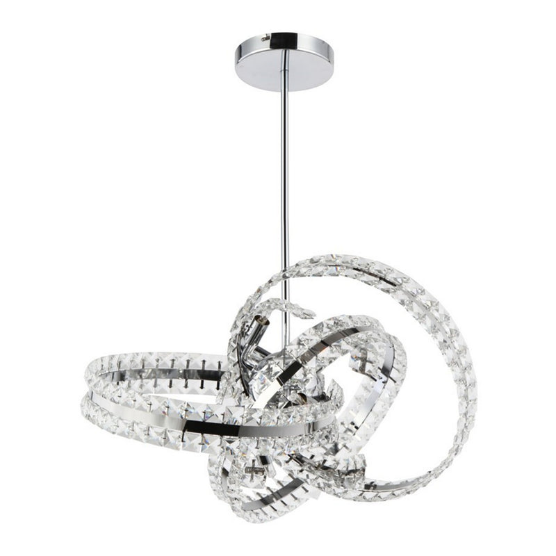 Zeev Lighting P30092-6-CH Six Light Pendant, Chrome