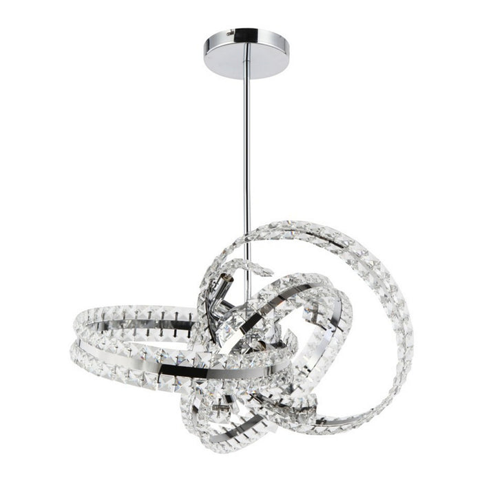 Zeev Lighting P30092-6-CH Six Light Pendant, Chrome