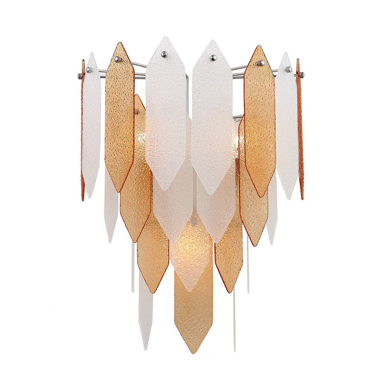 Zeev Lighting WS70012-3-CH-ABF Three Light Wall Sconce, Chrome