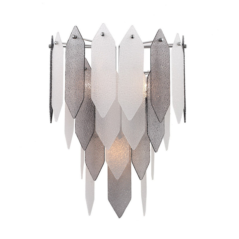 Zeev Lighting WS70012-3-CH-SMF Three Light Wall Sconce, Chrome