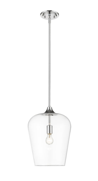 Z-Lite 473P12-CH One Light Pendant, Chrome