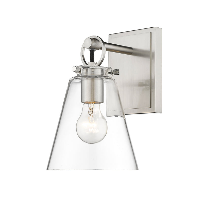 Z-Lite 483-1S-BN One Light Wall Sconce, Brushed Nickel