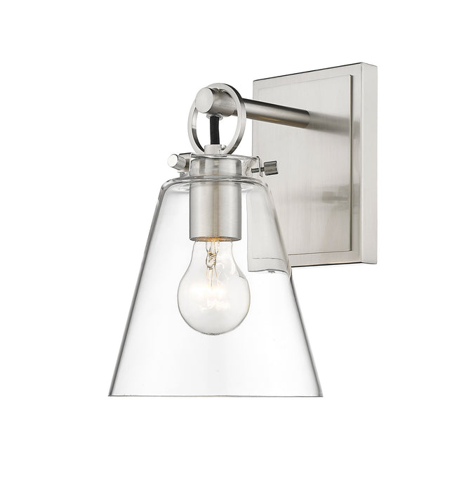 Z-Lite 483-1S-BN One Light Wall Sconce, Brushed Nickel