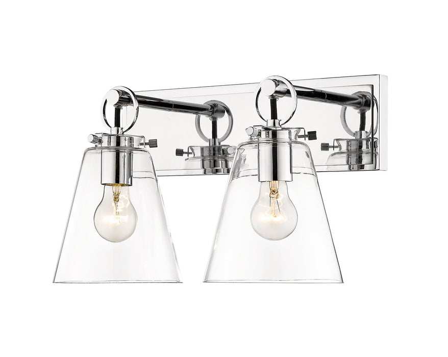 Z-Lite 483-2V-CH Two Light Vanity, Chrome