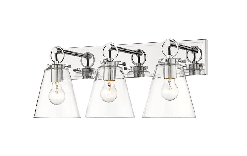 Z-Lite 483-3V-CH Three Light Vanity, Chrome