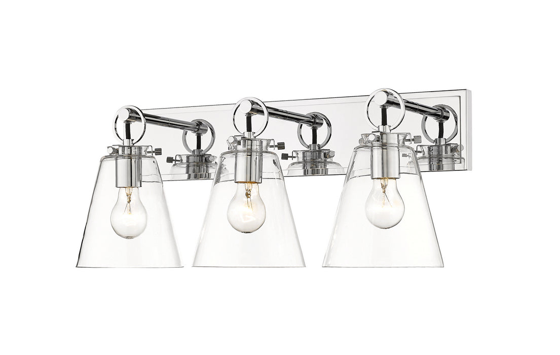 Z-Lite 483-3V-CH Three Light Vanity, Chrome