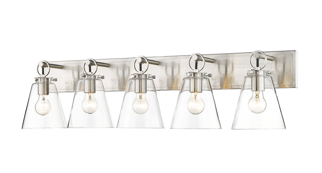 Z-Lite 483-5V-BN Five Light Vanity, Brushed Nickel