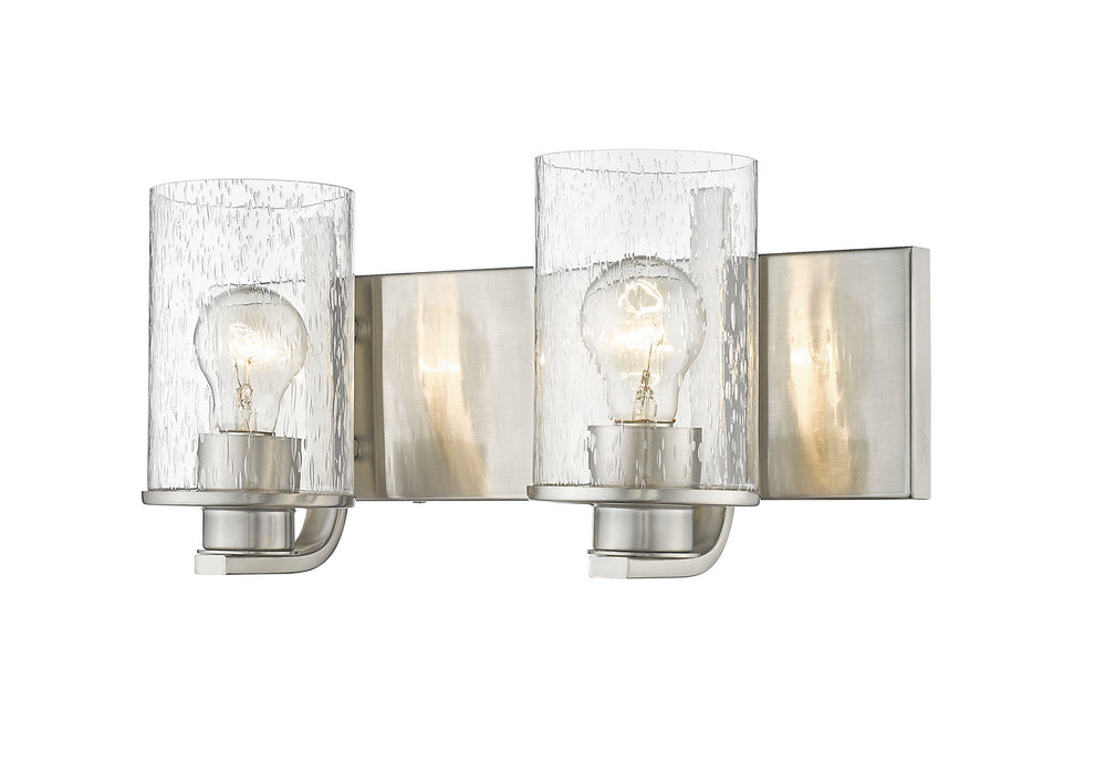 Z-Lite 492-2V-BN Two Light Vanity, Brushed Nickel