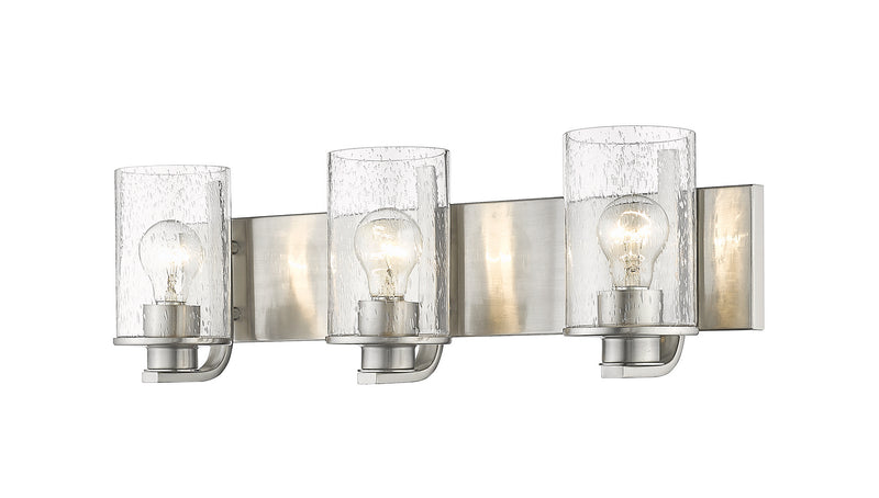 Z-Lite 492-3V-BN Three Light Vanity, Brushed Nickel