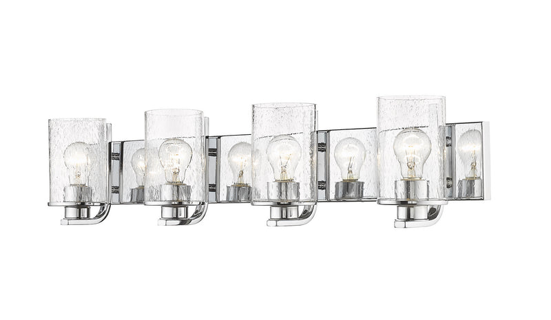 Z-Lite 492-4V-CH Four Light Vanity, Chrome
