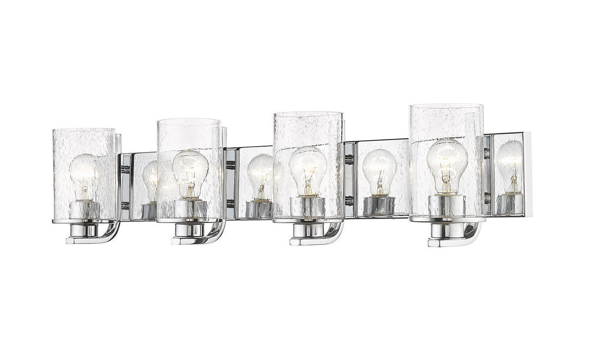 Z-Lite 492-4V-CH Four Light Vanity, Chrome