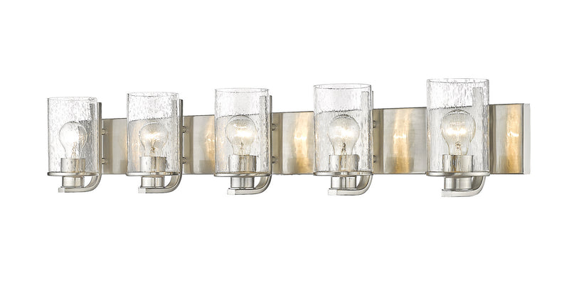 Z-Lite 492-5V-BN Five Light Vanity, Brushed Nickel