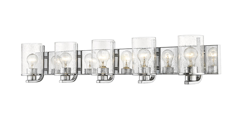 Z-Lite 492-5V-CH Five Light Vanity, Chrome
