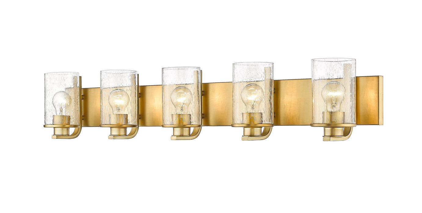 Z-Lite 492-5V-OBR Five Light Vanity, Olde Brass