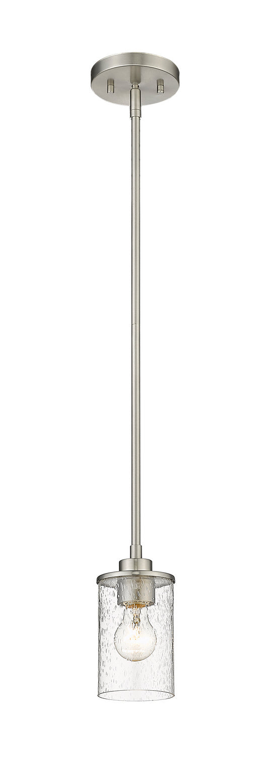 Z-Lite 492MP-BN One Light Pendant, Brushed Nickel